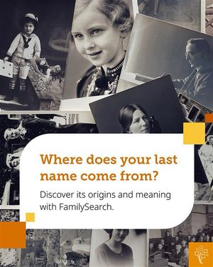 Image post by @familysearch on Instagram