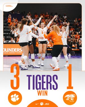 Image post by @clemsonvb on Instagram