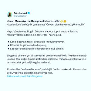Image post by @arasbozkurt.phd on Instagram