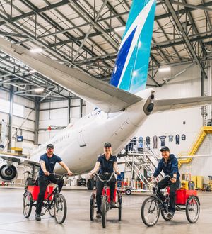 Image post by @WestJet on Twitter