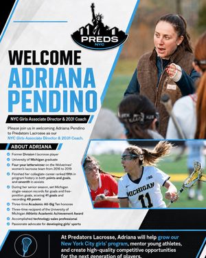 Image post by @predatorsnyclacrosse on Instagram