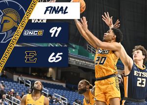 Image post by @UNCGBasketball on Twitter