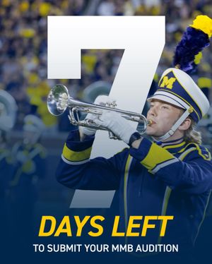Image post by @umichband on Instagram