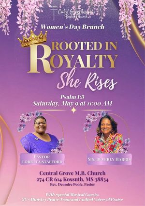 Image post by @Central Grove M.B. Church on Facebook
