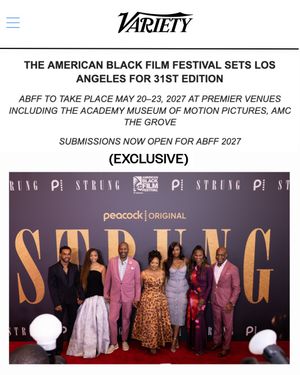 Image post by @americanblackfilmfestival on Instagram