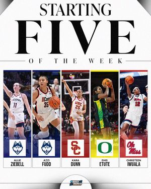 Image post by @MarchMadnessWBB on Twitter