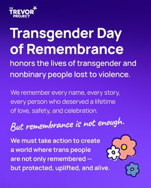 Image post by @trevorproject on Instagram