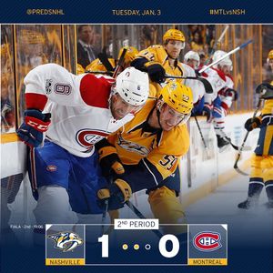 Image post by @predsnhl on Instagram