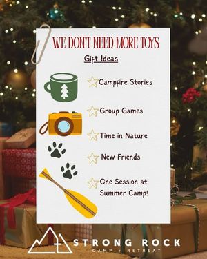 Image post by @strongrockcamp on Facebook