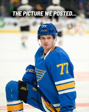 Image post by @StLouisBlues on Twitter/X