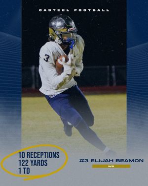 Image post by @CasteelFootball on Twitter