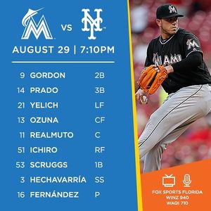 Image post by @marlins on Instagram