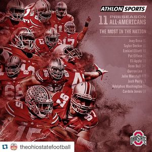 Image post by @ohiostathletics on Instagram