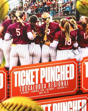 Image post by @hokiessoftball on Instagram