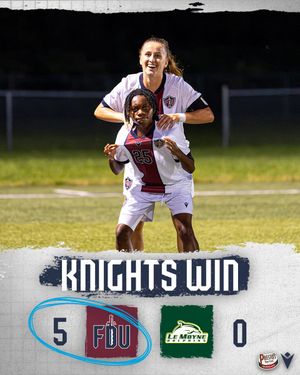 Image post by @FDUKnightsWSOC on Twitter