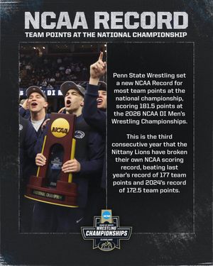 Image post by @ncaawrestling on Instagram