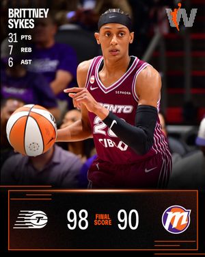 Image post by @WNBA on Twitter