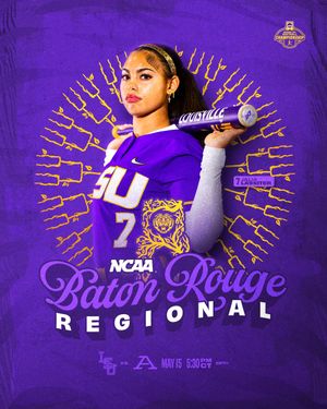 Image post by @LSUsoftball on Twitter