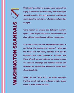 Image post by @scandalsrfc on Instagram