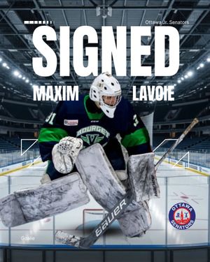 Image post by @OttawaJrSens on Twitter