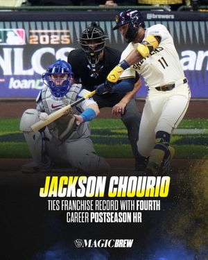 Image post by @Brewers on Twitter