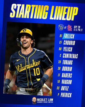 Image post by @Brewers on Twitter