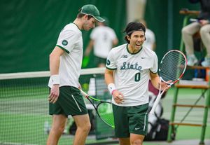 Image post by @MSU_MTennis on Twitter