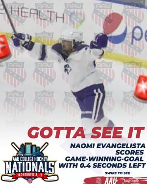 Image post by @aau_collegehockey on Instagram