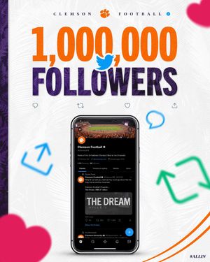 Image post by @ClemsonFB on Twitter
