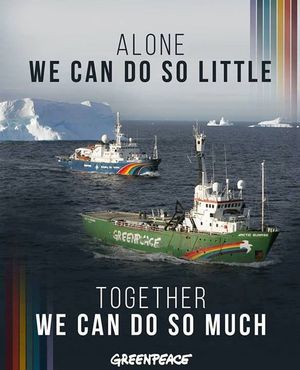 Image post by @greenpeace on Instagram