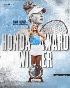 Image post by @UNC_wtennis on Twitter