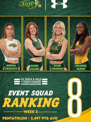 Image post by @ndsutrackfield on Instagram