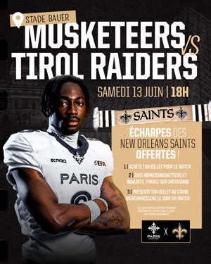 Image post by @parismusketeers on Instagram