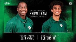 Image post by @calpolyfootball on Twitter