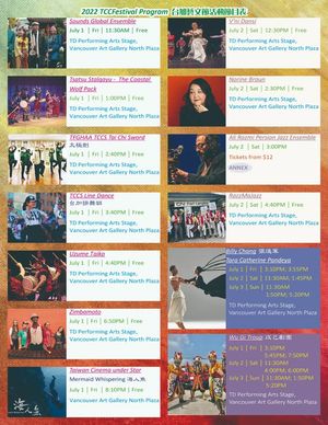 Image post by @TCCFestival on Facebook