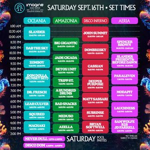 Image post by @imaginemusicfestival on Instagram