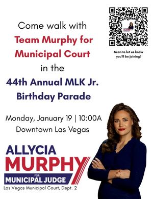 Image post by @Allycia Murphy for Las Vegas Municipal Court, Department 2 on Facebook