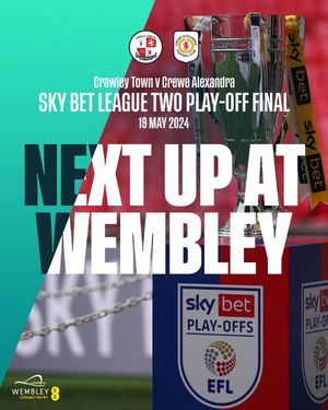 Image post by @wembleystadium on Twitter