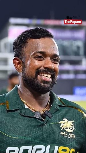 Video post by @thepaparecricket on Facebook