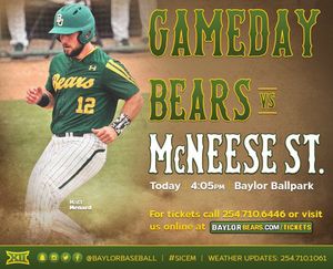 Image post by @baylorbaseball on Instagram