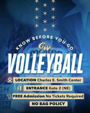 Image post by @gw_volleyball on Instagram