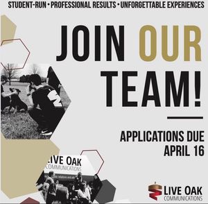 Image post by @LiveOakCommunications on Facebook