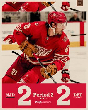 Image post by @DetroitRedWings on Twitter