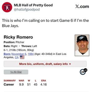 Image post by @mlbhallofgood on Instagram