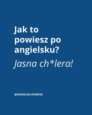 Image post by @angielski.kompas on Instagram