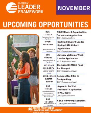 Image post by @clemson_csle on Instagram