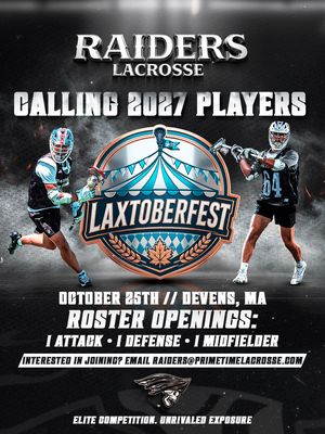 Image post by @raiderslacrosse on Instagram