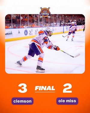 Image post by @clemsonicehockey on Instagram