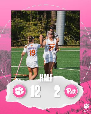 Image post by @ClemsonWlax on Twitter