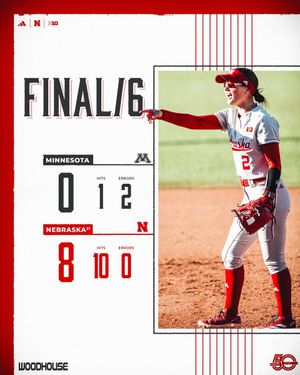 Image post by @HuskerSoftball on Twitter